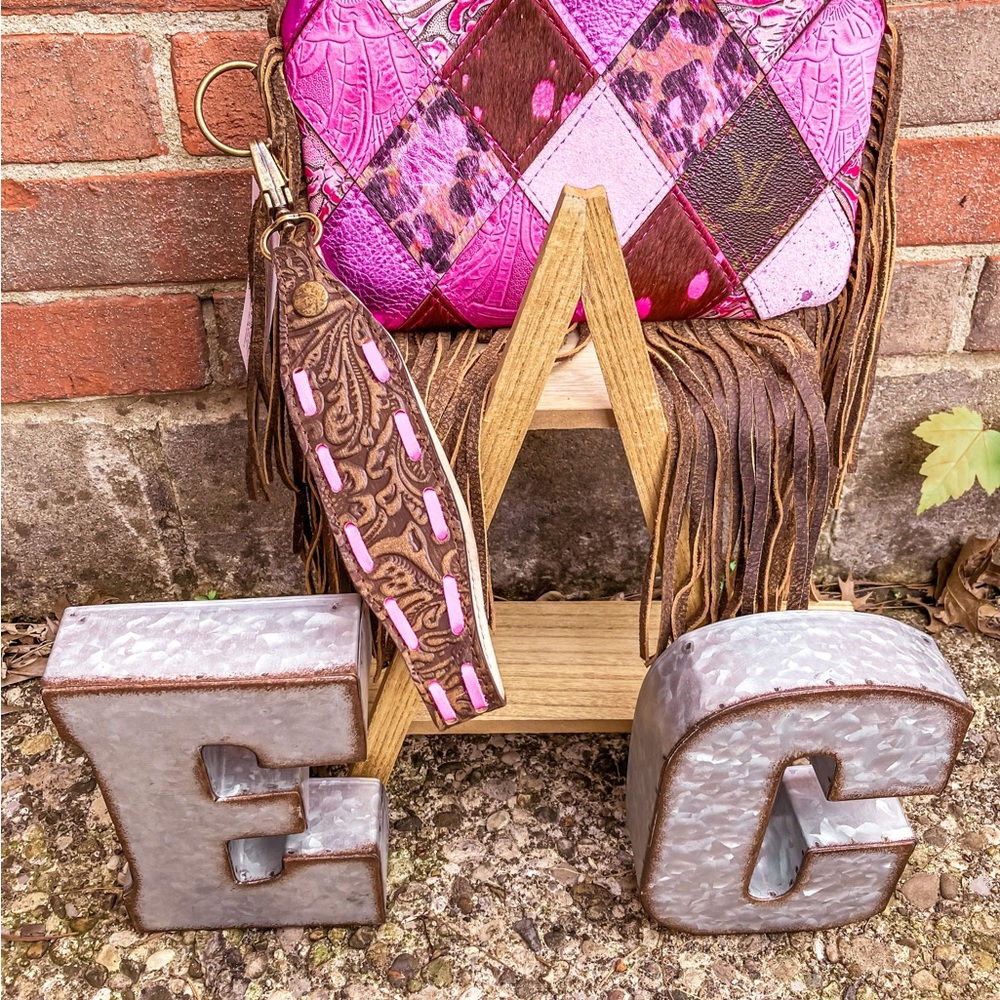 Upcycled Wristlet